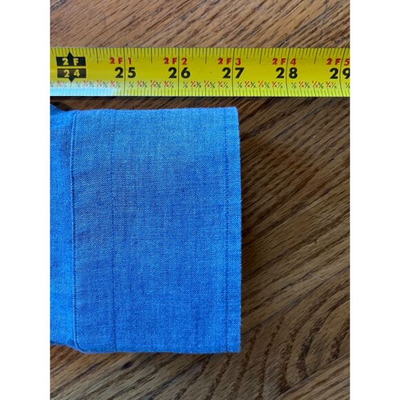 ALBIATE 1830 Milano for J. Crew Blue Ludlow Button Up Shirt Top Mens Size XL - Picture 10 of 10